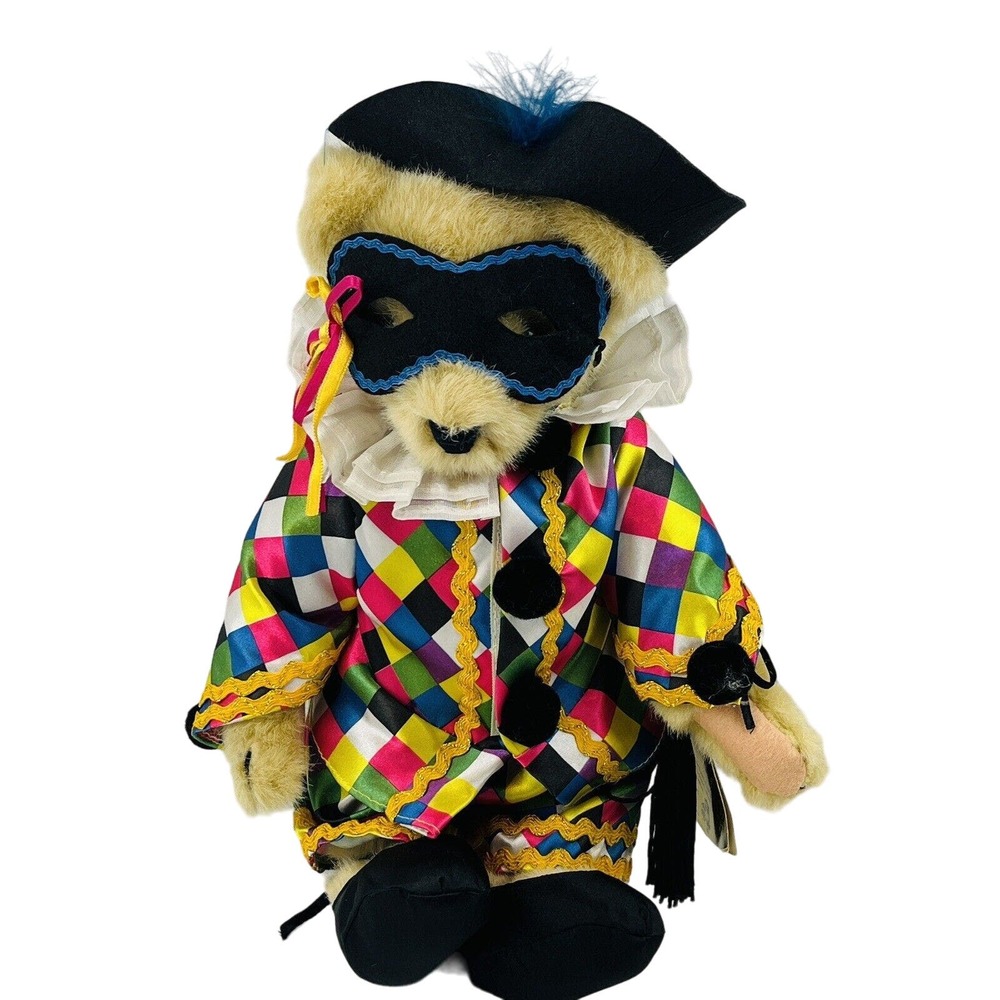 Bal Masque Fuzzy‎ Vanderbear Plush Bear 12" Legendary Party Collection NABCO